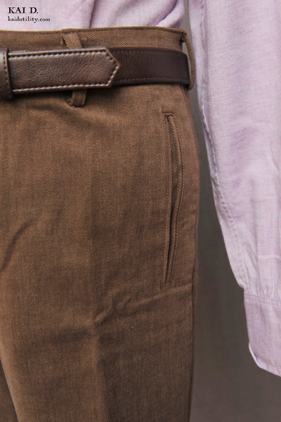 Brancusi Pants - Saddle Brown - 30, 32, 34