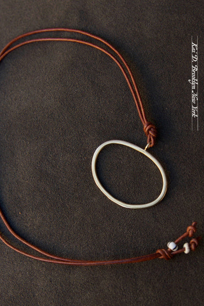 Handmade Eyewear Holder - Brass