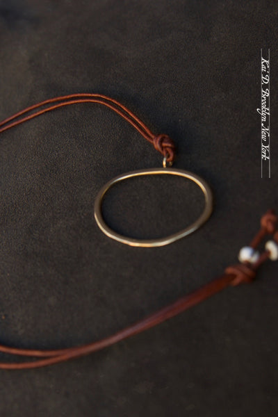 Handmade Eyewear Holder - Brass