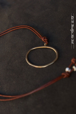 Handmade Eyewear Holder - Brass