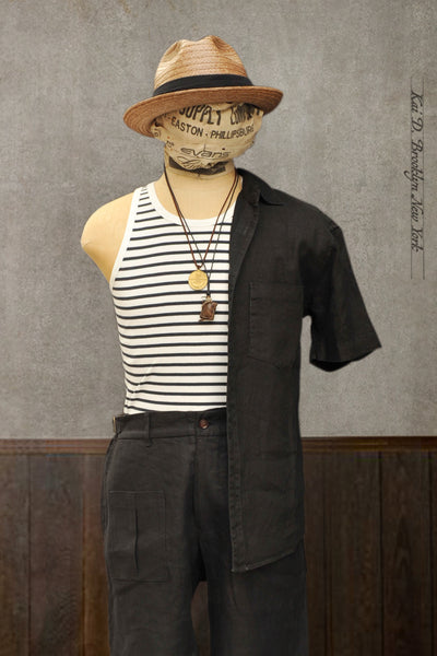 Gari Tank Top - Breton Stripe - S, M, L, XL