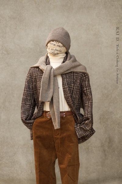Brewer Jacket - Brown plaid - M, L
