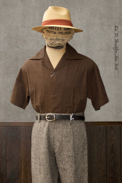 Artist Lounge Shirt - Iridescent Kala Cotton - M, L (oversized)