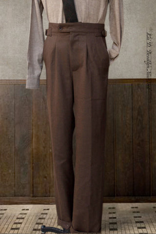 Cooper Pants - British Brown Wool - 32, 34, 36