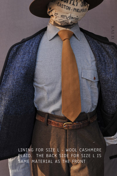 Cruiser Vest - Deep Brown Wool - L