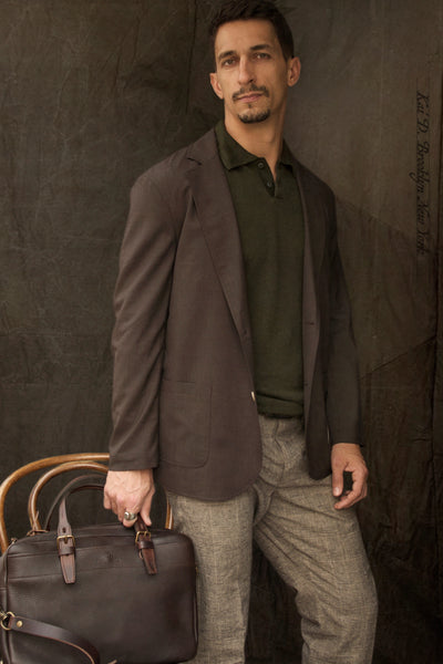 Folder Business Bag - Dark Brown