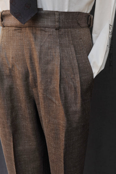 Matisse Pants - Cross Hatch Herringbone Tropical Wool - 30, 32, 34