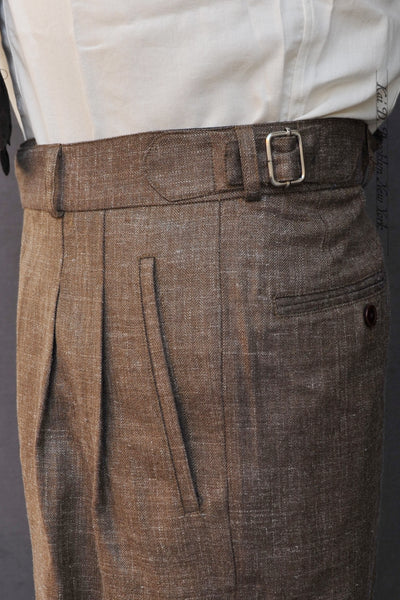 Matisse Pants - Cross Hatch Herringbone Tropical Wool - 30, 32, 34