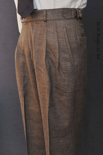 Matisse Pants - Cross Hatch Herringbone Tropical Wool - 30, 32, 34