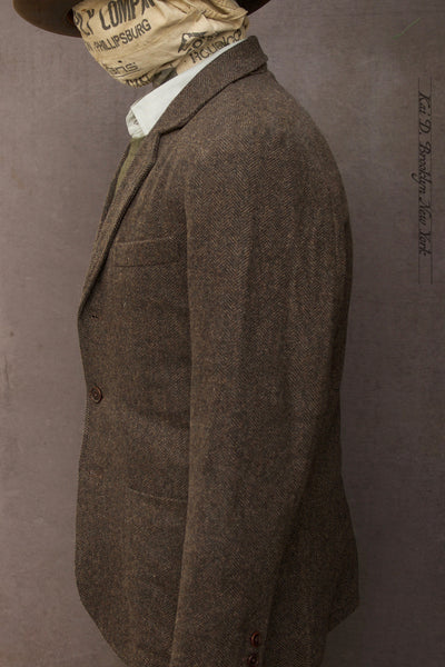 Shoemaker's Jacket - British Herringbone Tweed - S, M, L, XL