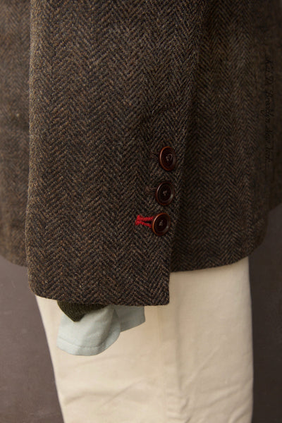 Shoemaker's Jacket - British Herringbone Tweed - S, M, L, XL