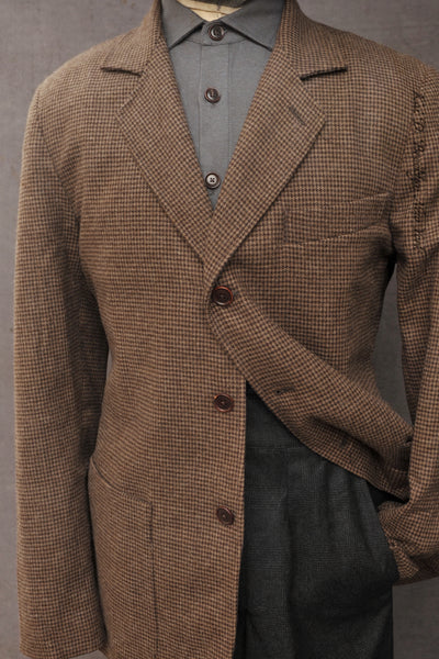 Shoemaker's Jacket - Wool Cashmere Houndstooth - L