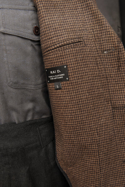 Shoemaker's Jacket - Wool Cashmere Houndstooth - L