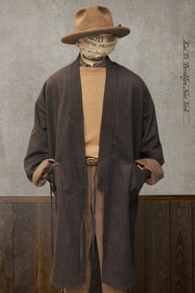 Full Length Japanese Farmer Coat - Wyoming - M (NO RETURN)