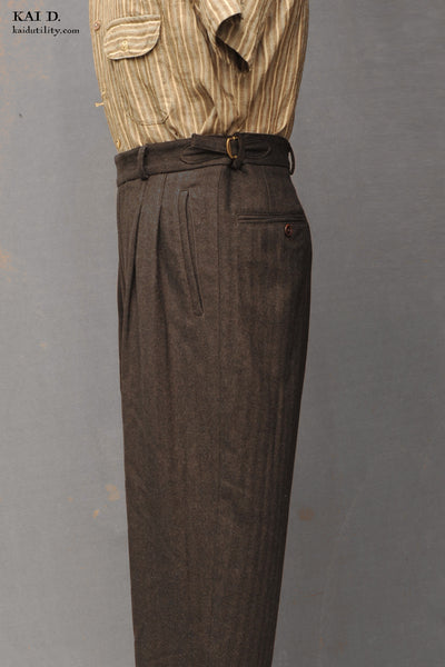 Wide Leg Matisse Pants - Wool Cashmere - 30, 32, 34, 36