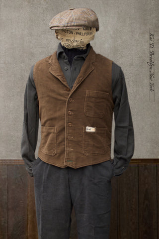 Pioneer Vest - Moleskin - L, XL, XXL, XXXL (Shorter Length)