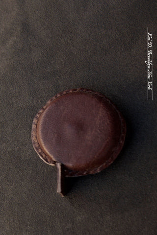 Leather Covered Tape Measure  - Brown