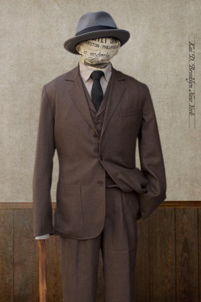 Shoemaker's Jacket - Brown British Wool  - S, M, L