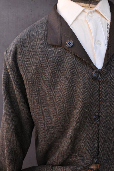 Yutori Jacket- Brown British Wool - L