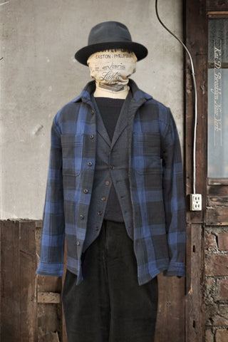 Ames Work Shirt - Double Faced Buffalo Plaid - 3(M), 4(L)