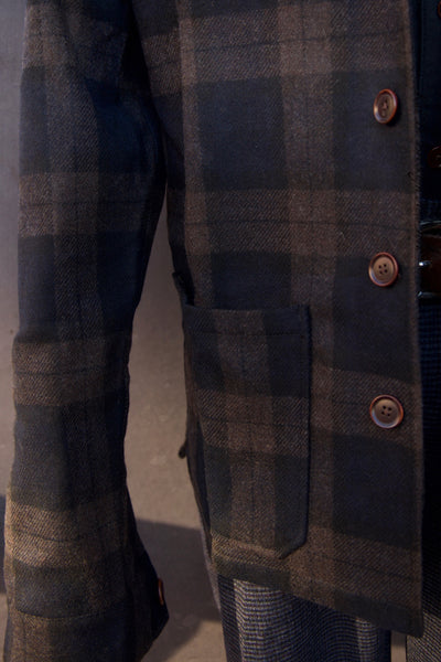 Hardy Chore Jacket - Buffalo Plaid Wool - S, M, L, XL (Light Weight)