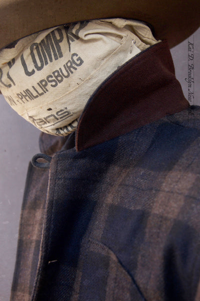 Hardy Chore Jacket - Buffalo Plaid Wool - S, M, L, XL (Light Weight)