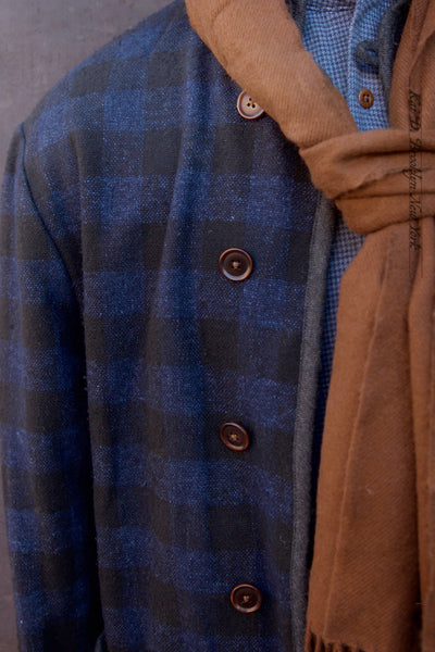 Meeker Jacket - Wool Cashmere Buffalo Plaid - M, L, XL