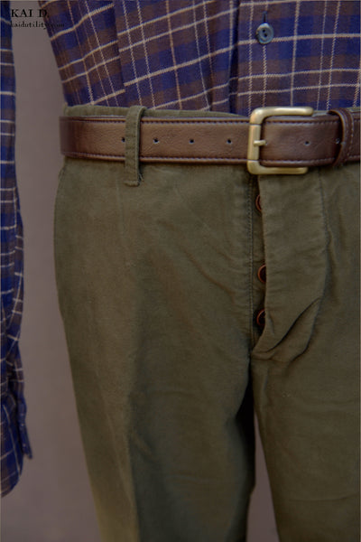 Butter Soft Moleskin Borough Pants - Olive - 32, 34, 36