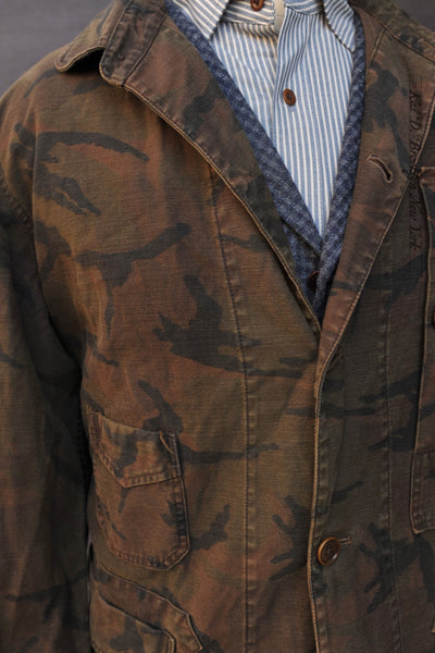 Garment Dyed Camouflage Cotton Beecher Jacket - L (NO RETURN)