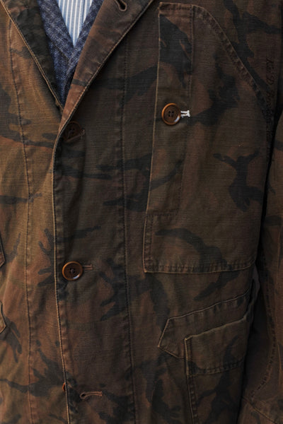 Garment Dyed Camouflage Cotton Beecher Jacket - L (NO RETURN)