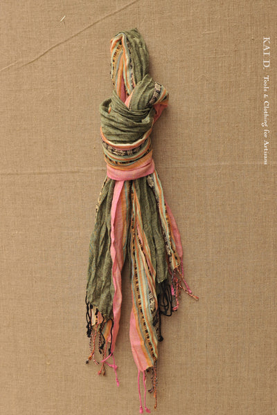 Caravan Scarf - Washed Silk