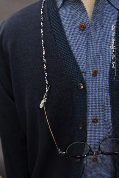 Duofold Cardigan Jacket - Blue/Petroli - 4(M), 5(L), 6(XL)