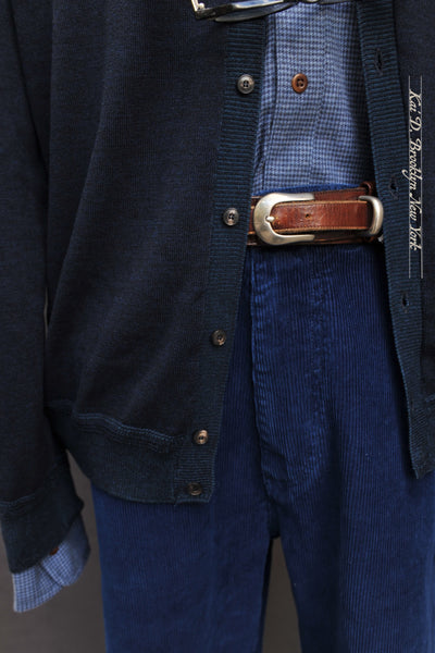 Duofold Cardigan Jacket - Blue/Petroli - 4(M), 5(L), 6(XL)