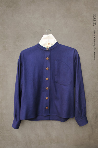 Edith Belted Shirt - Wool Cashmere - XS, S, M