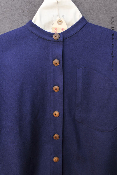 Edith Belted Shirt - Wool Cashmere - XS, S, M