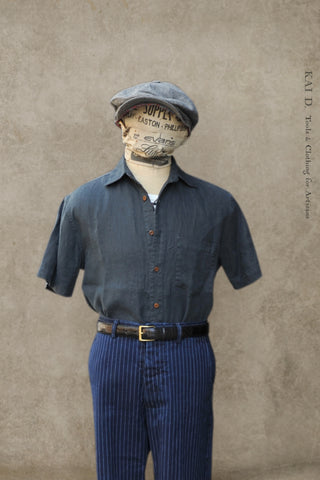 Cassady shirt - Stoned Washed Linen  -  M, L, XL, XXL