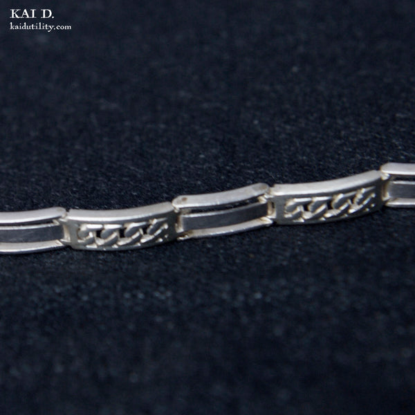 Vintage Chain Bracelet - Sterling Silver