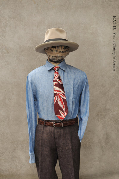 Delancey Shirt - Chambray Linen - Chambray Blue - M, L, XL