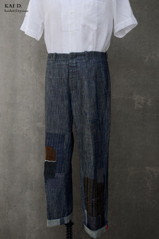 Boro Chambray Denim Pants - Tyler - 32