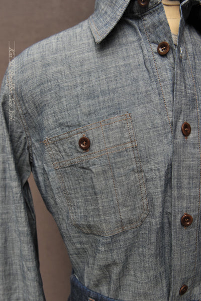 Kodiak Over Shirt - Washed Chambray - M, L, XL