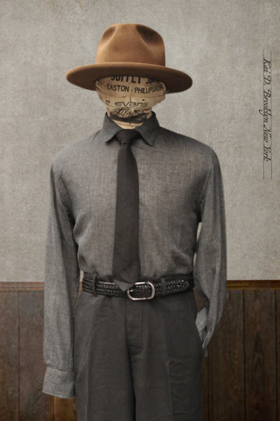 Delancey Shirt - Ultra Soft Double Gauze - Charcoal - M, L, XL