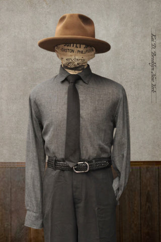 Delancey Shirt - Ultra Soft Double Gauze - Charcoal - M, L, XL