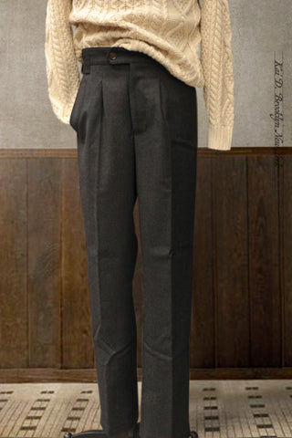 Cooper Pants - Virgin wool tonal plaid - 30, 32, 34, 36