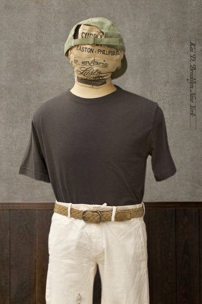 Cotton Hemp Unisex Tee - Charcoal - S, M, L, XL