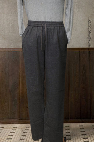 Drawstring Trousers - Italian Flannel - 48 (NO RETURN)