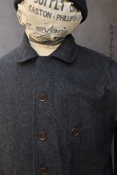 Hardy Chore Jacket - Italian Textured Wool Flannel  - S, M, L, XL (NO RETURN)