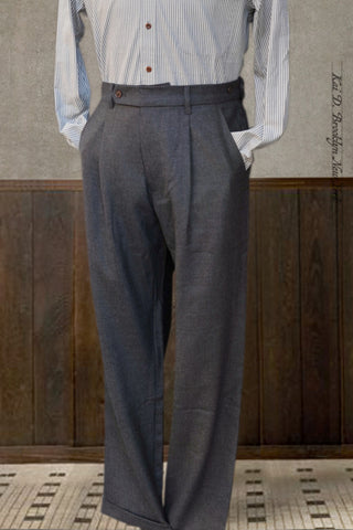 Journeyman Trousers - British Charcoal Wool - 30, 32, 34, 36