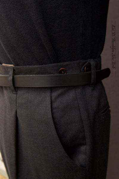 Journeyman Trousers - Charcoal Tropical Wool - 30, 32, 34