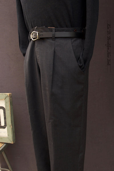 Journeyman Trousers - Charcoal Tropical Wool - 30, 32, 34