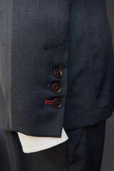 Shoemaker Jacket - Deep Charcoal Tropical Wool - S, M, L, XL